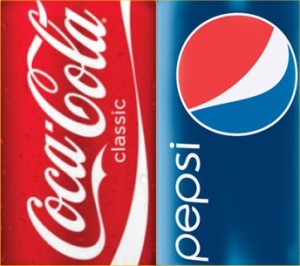 Coke and Pepsi