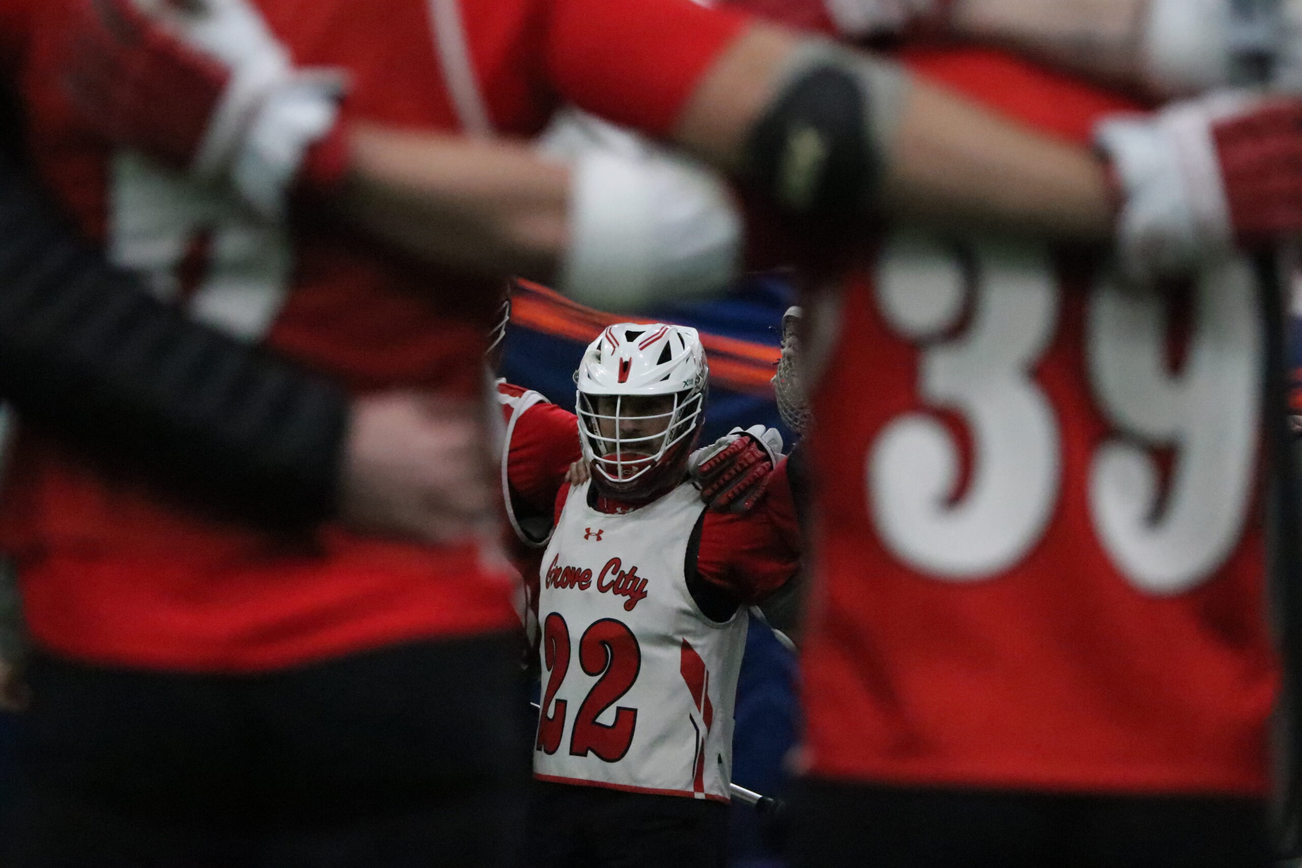 Grove City Men's lacrosse scrimmage