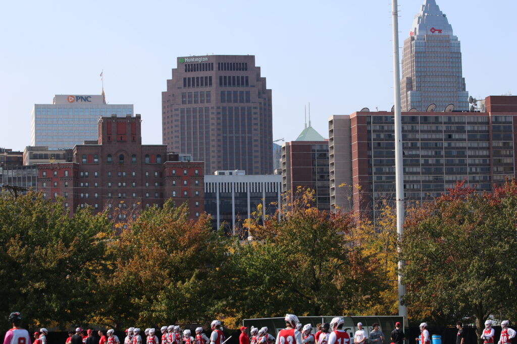 Grove City Men's Lacrosse Game in Cleveland