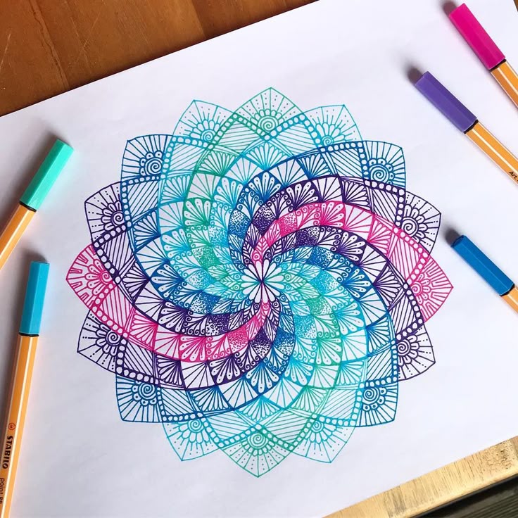 Zentangle art found on Pinterest