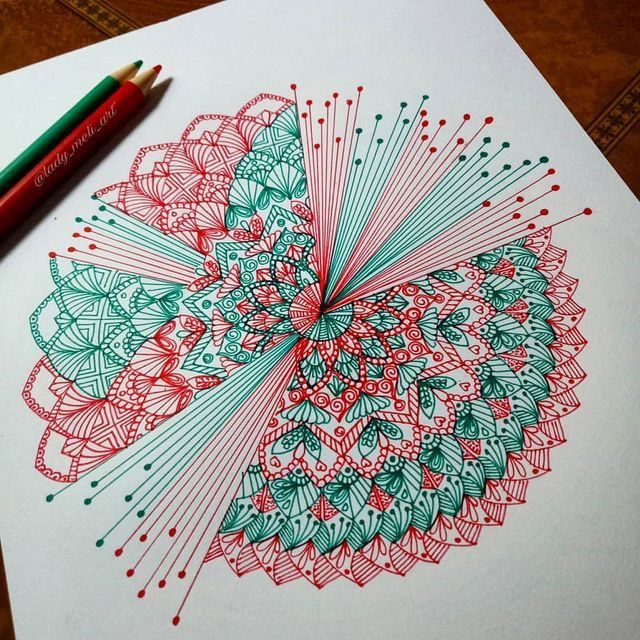Zentangle art found on Pinterest