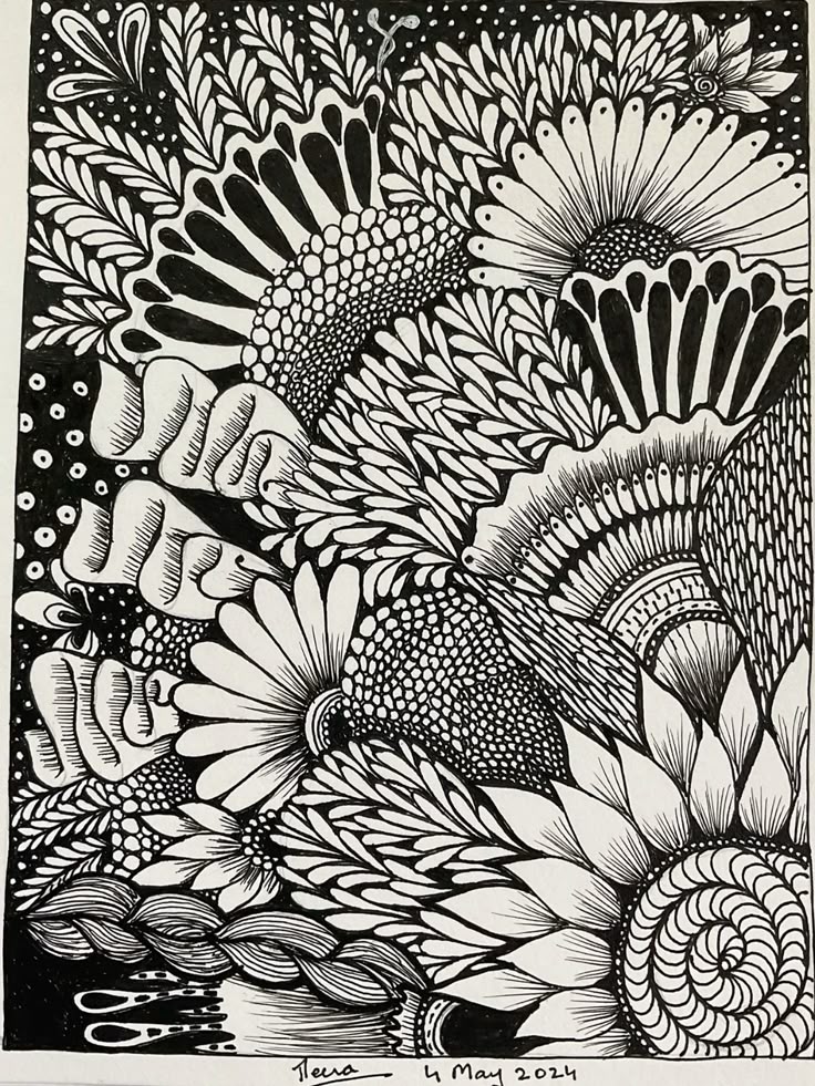 Zentangle artwork