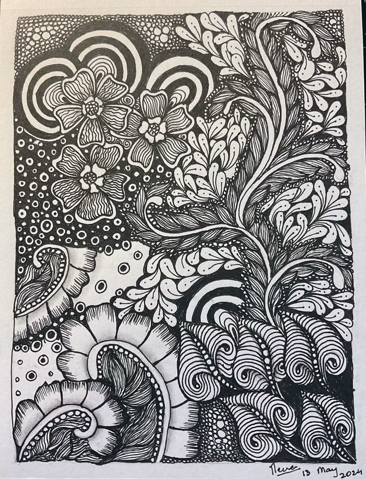 Zentangle artwork